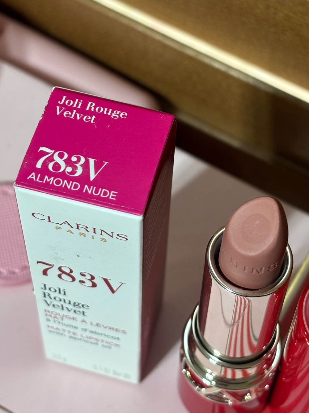 Clarins Joli Rouge Velvet Matte Moisturizing Lipstick - Picture 6 of 7